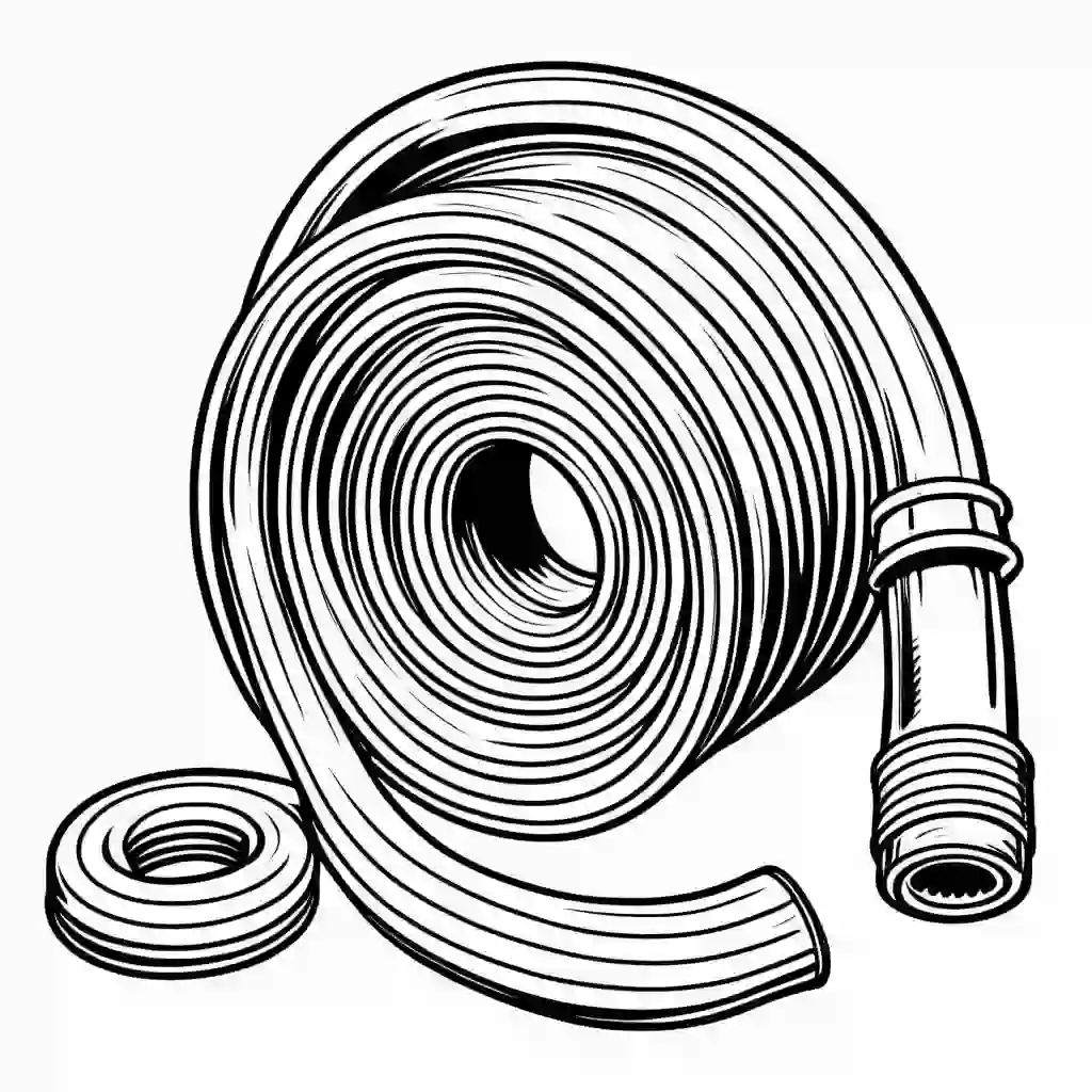 Garden hose coloring pages